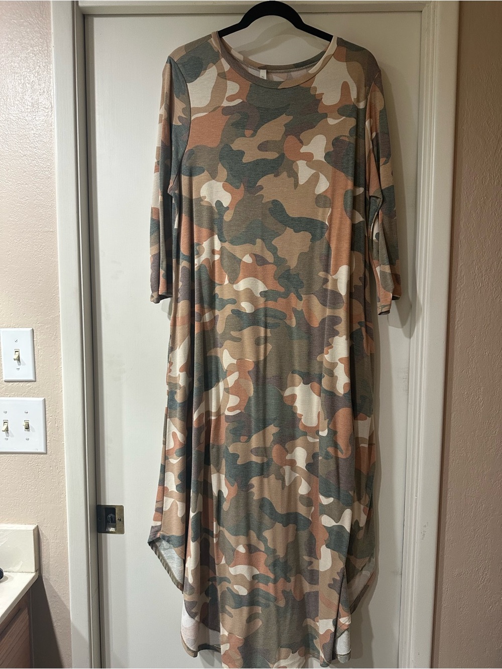 Women’s Camo maxi dress